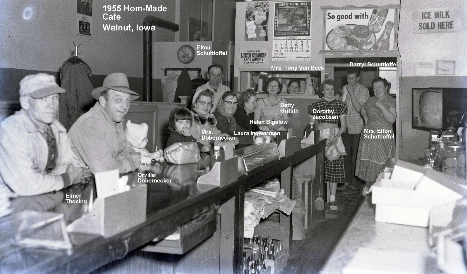 1955 WB6 Schuttloffell May 1955 Homemade Cafe grand opening v4